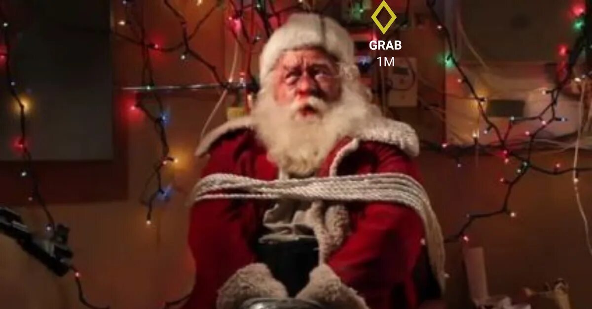 Похищение Деда Мороза. Дед Мороз в плену. Дед Мороз террорист.