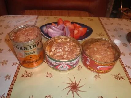 Рыбные консервы с перловкой