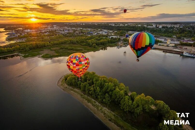 На воздушном шаре кострома