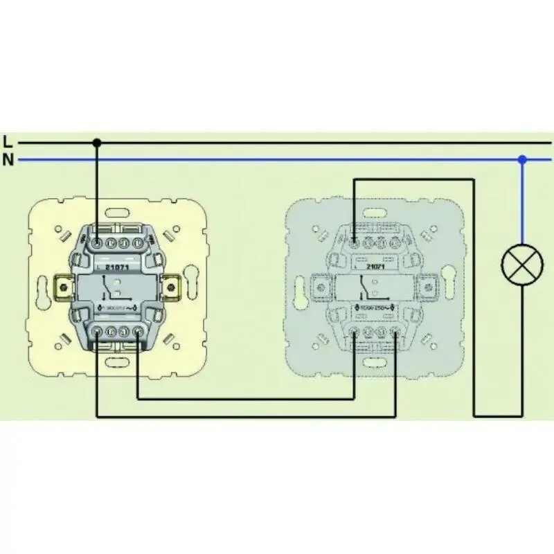 Купить - Выключатель 2-кл Systeme Electric ATLAS DESIGN сх.5 10АХ белый ATN00015