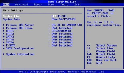 Using bios