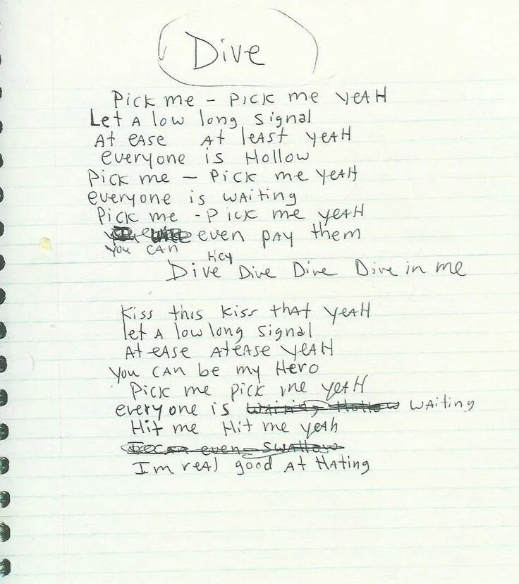 Dive in text. Dive in текст. dive nirvana. нирвана текст. черновик нирвана книга.