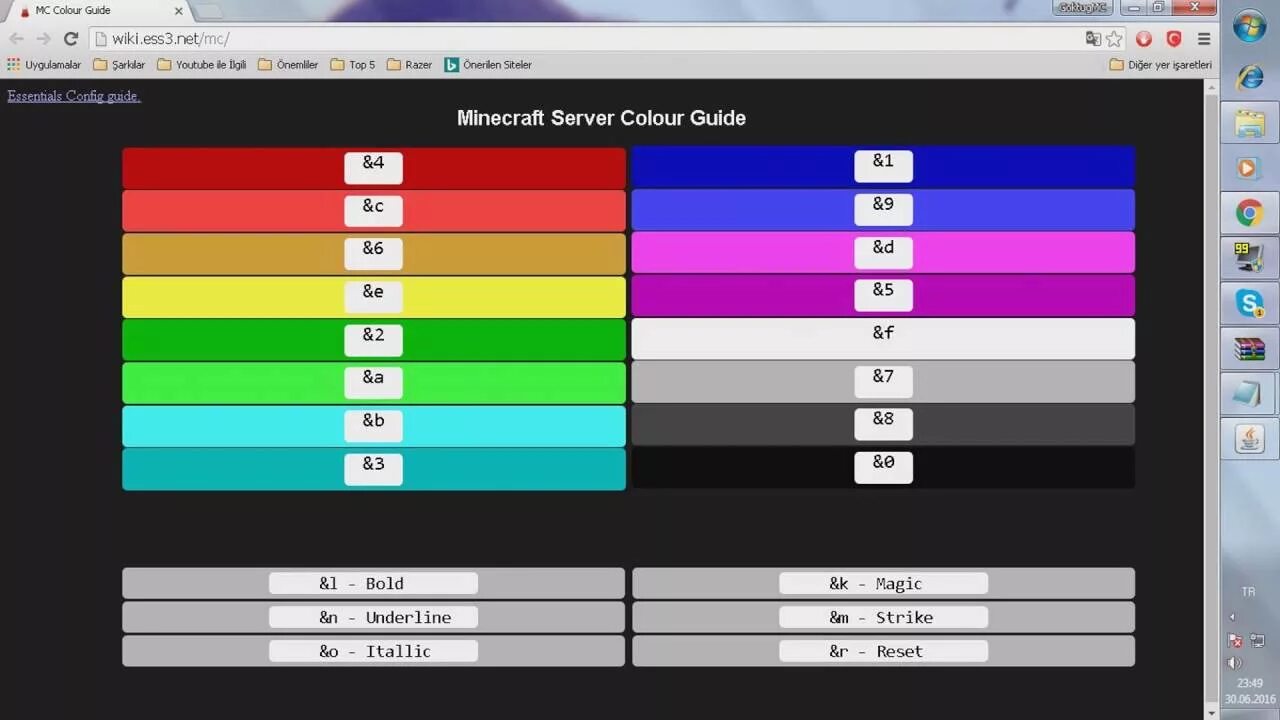 Как изменить цвет сервера. 12. Как изменить цвет сервера. Цвета для префикса. Коды цветов майнкрафт 1.