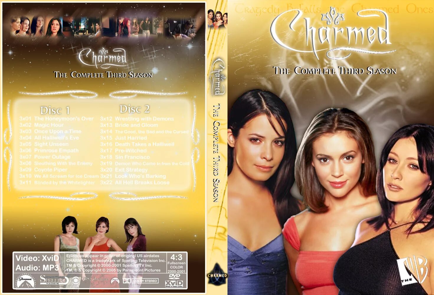 Зачарованные обложка. Charmed 3