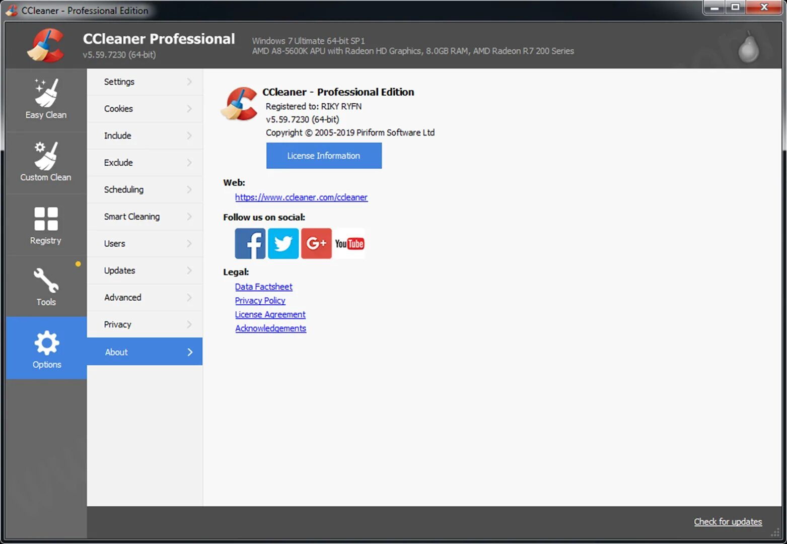 CCLEANER. CCLEANER professional. CCLEANER для Windows 8. CCLEANER professional активация. With check option