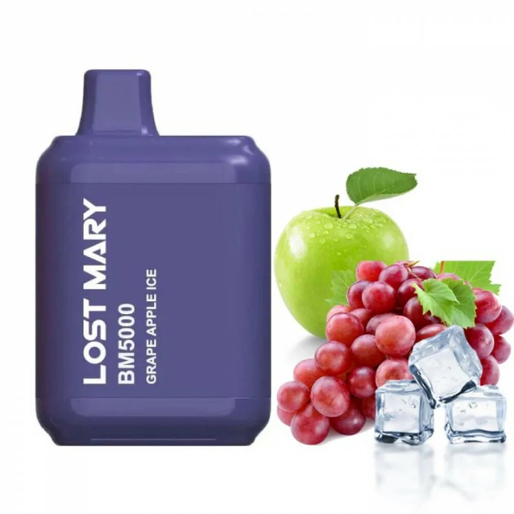 Mary apple. Одноразка Lost Mary bm5000. Lost Mary bm5000 grape Apple Ice. Одноразка лост мери 5000.