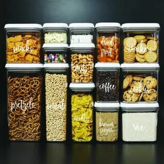 Хранение сыпучих продуктов на кухне