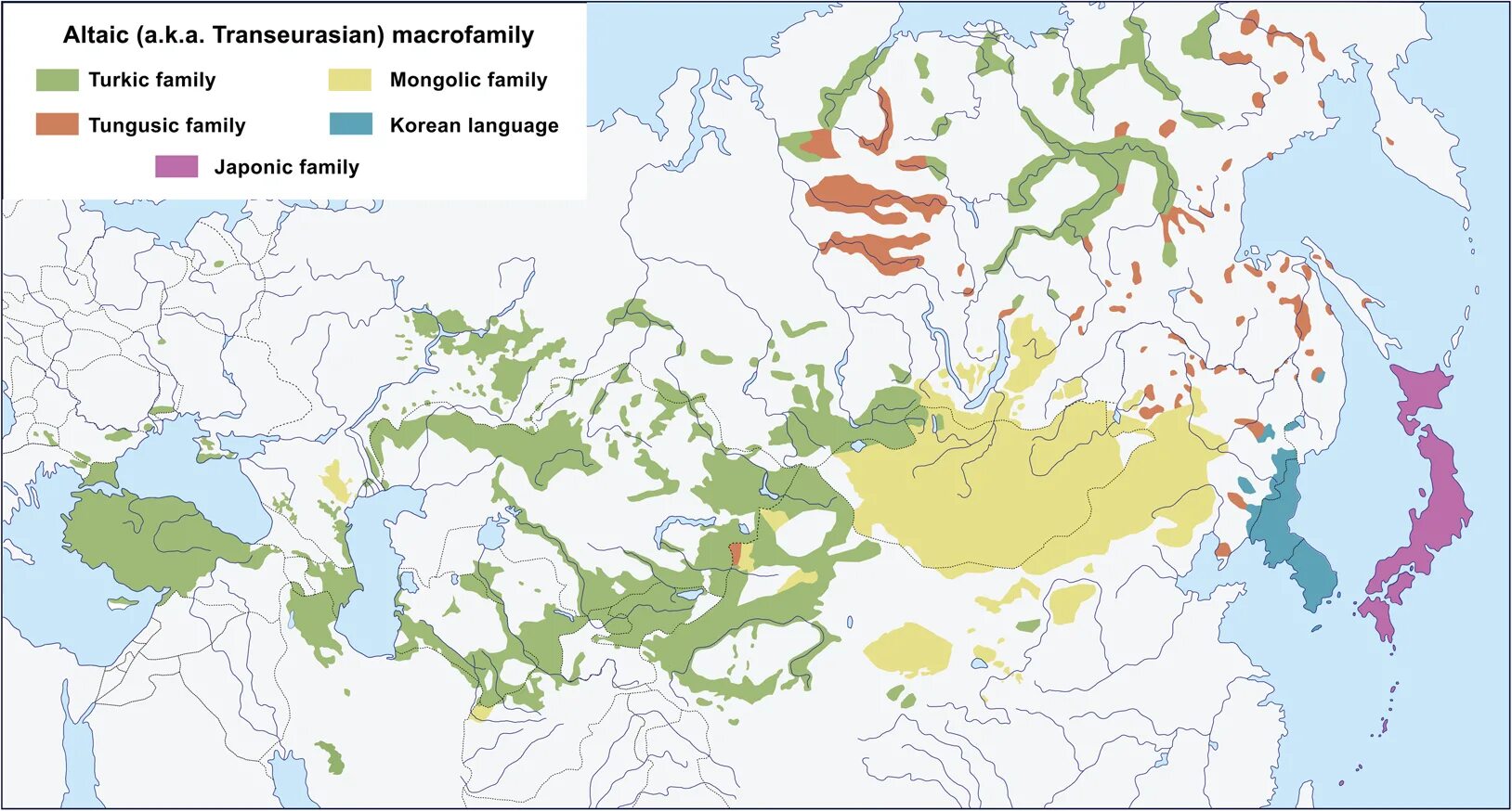 Алтайская языковая семья народы карта. Тунгусо-маньчжурские народы карта. Алтайская языковая семья территория. Алтайская языковая семья в России. Расселение языков