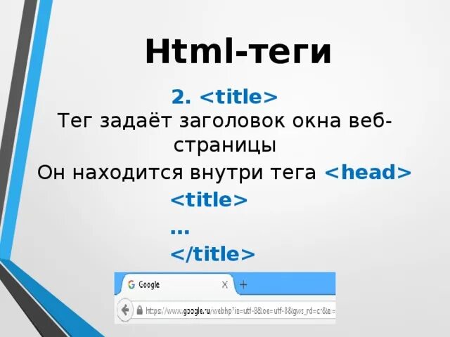 Теги заголовков html. Тег title в html. Html это в информатике. Тег внутри тега.