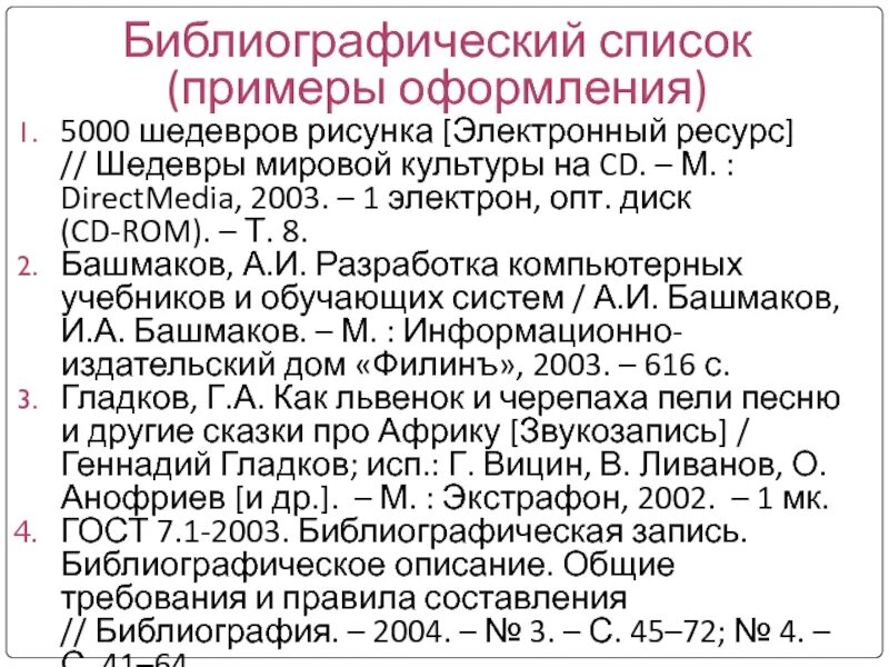 Библиографический список. Библиографический список пример. Оформление библиографического списка. Библиографический список оформление электронных ресурсов. Библиография учебника