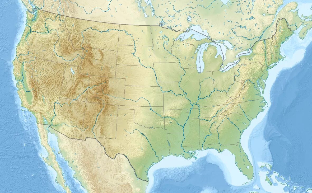 Направление течения колорадо. Северная Америка Миссисипи. Yellowstone National Park на карте США. Река Арканзас на карте Северной Америки.