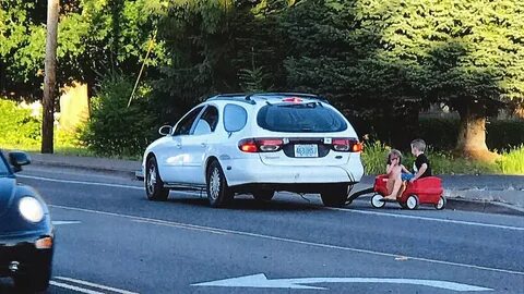 When her car