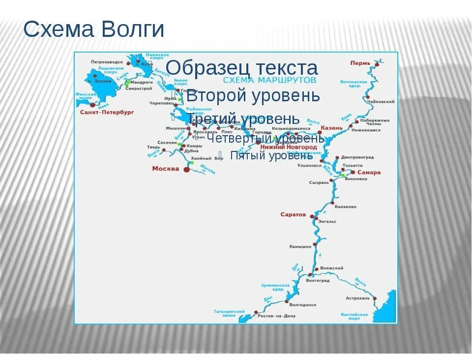 Сколько городов расположено на волге. Река Волга схема на карте. Схема реки Волга от истока до устья. Схема бассейна реки Волга. Река Волга протяженность на карте.