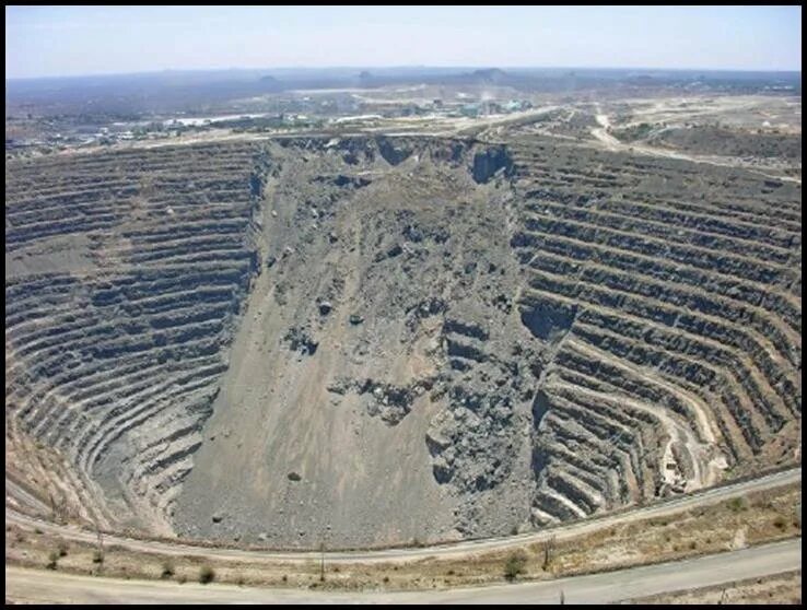 Медный рудник Эскондида Чили. Месторождение Витватерсранд ЮАР. Рудник Мпоненг ЮАР. Палабора ЮАР. Open mining