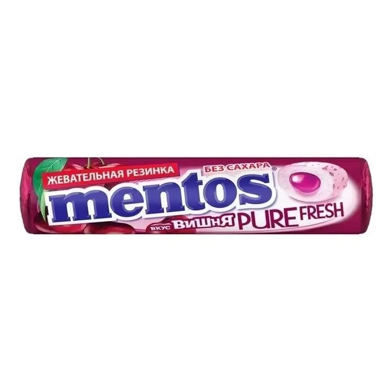 Жевательная резинка mentos pure fresh со вкусом вишни, 15,5 г. Ментос жвачка вишня. Ментос pure fresh вишня 100гр банка. Ментос ice 12,9гр 12шт. Ментос жвачка вишня.