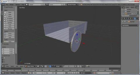 Blender как выровнять объекты