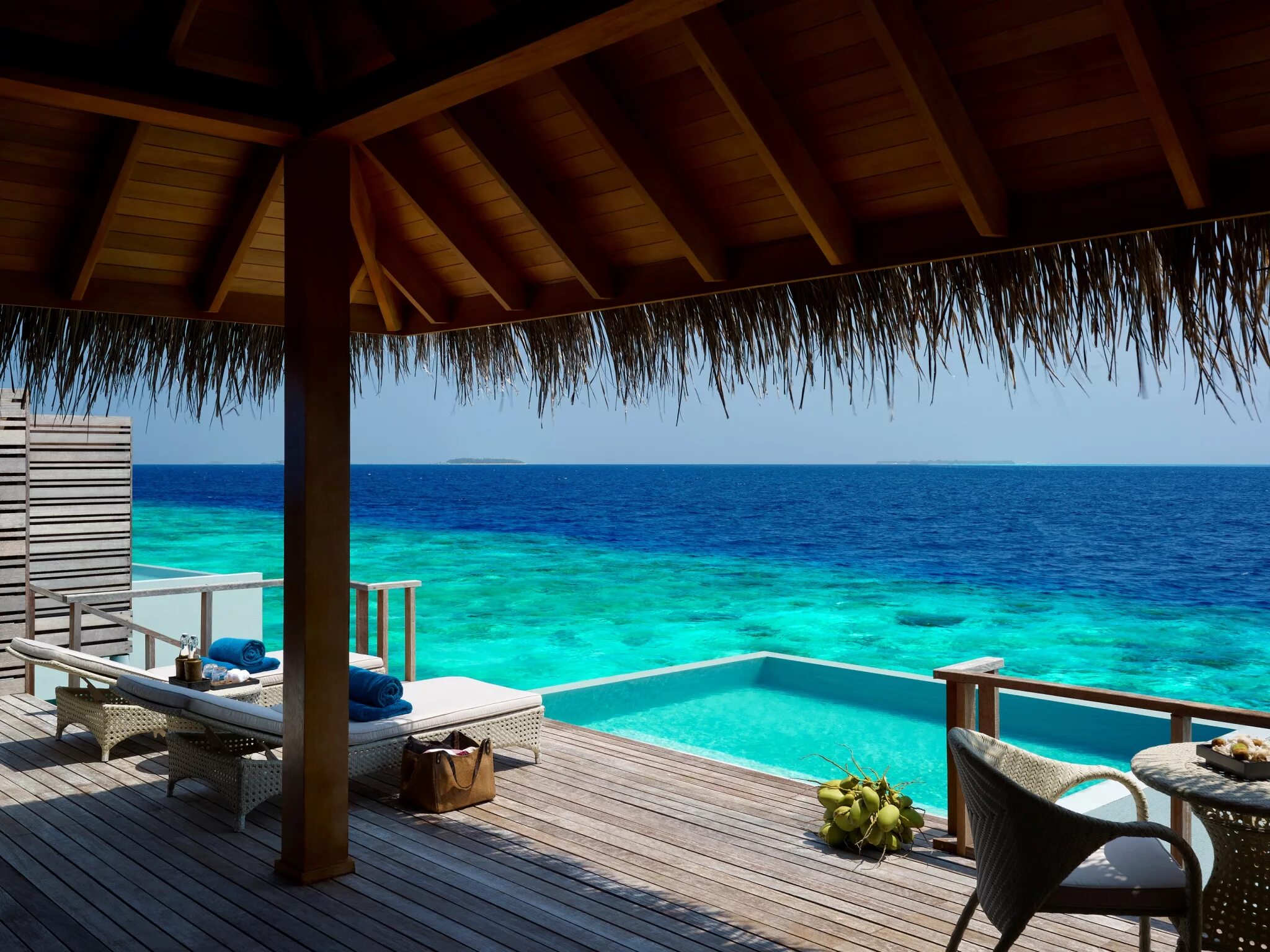 Мальдивы Dusit Thani Maldives. Мальдивы Дусит Тхани отель. Dusit Thani Maldives 5*. Dusit Thani Maldives 5 Beach Villa. Отель на берегу океана