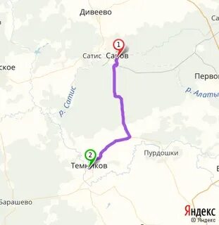 Нижний новгород дивеево расстояние