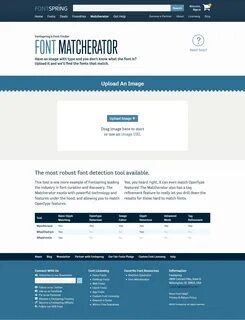 Fonts match