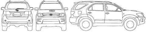 Как нарисовать toyota hilux