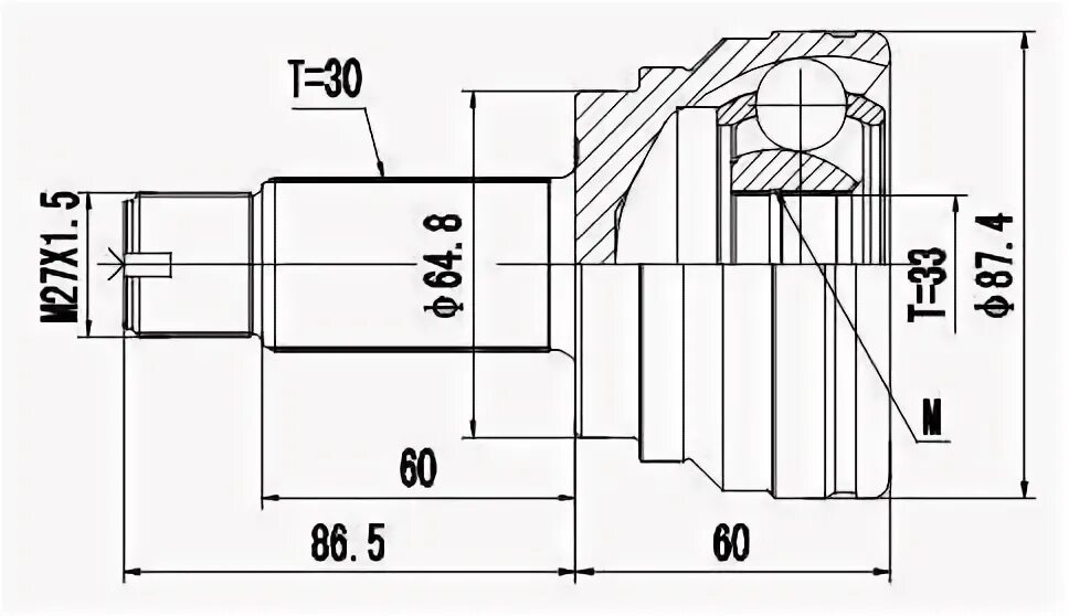 шрус наружный бмв е70