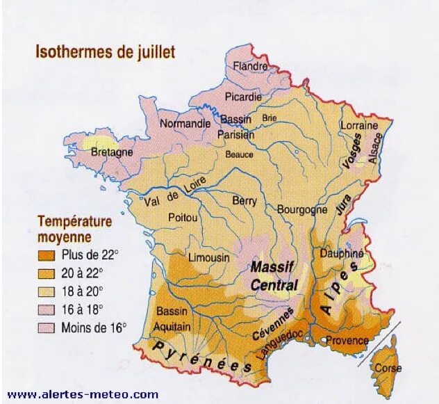 Климатические условия в разных частях германии. Климат Франции ка. Климат Франции карта. Климатическая карта Франции. Франция карта климатическая карта.