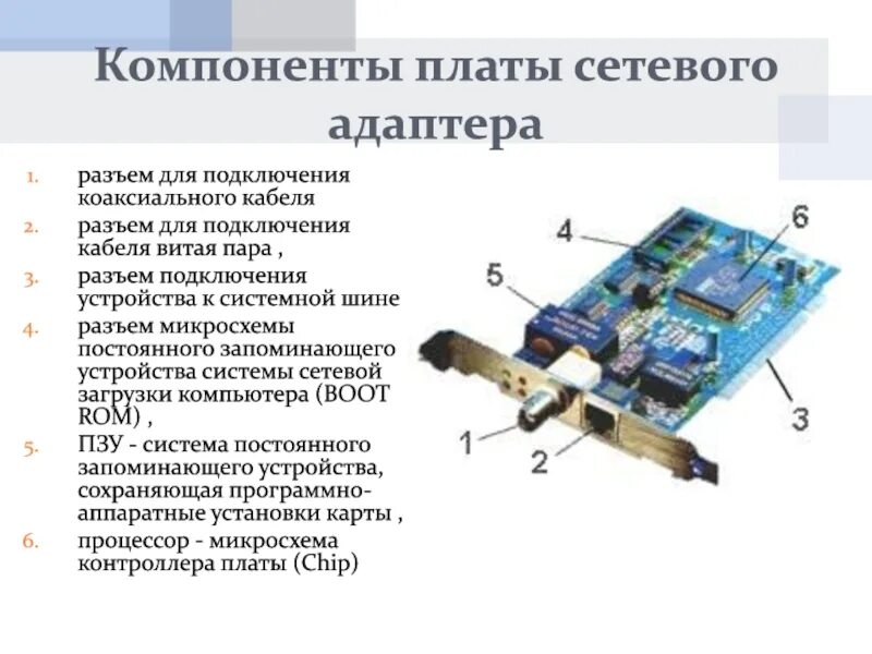 Разъем для сетевой карты на материнской плате. Разъем под сетевую карту в материнской плате. Компоненты сетевого адаптера. Сетевые адаптеры для коаксиального кабеля.