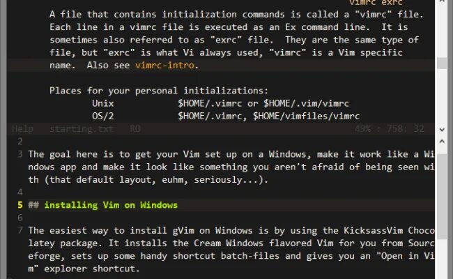 Текстовый редактор vim для Windows. Консоль vim. Vim Windows Terminal. Vim windows