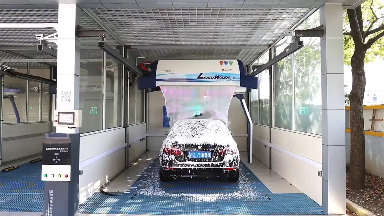 Автоматические мойки под ключ. Роботизированная автомойка. Leisuwash 360 automatic touchless car wash equipment. Автоматические мойки под ключ. Портальная мойка karcher.