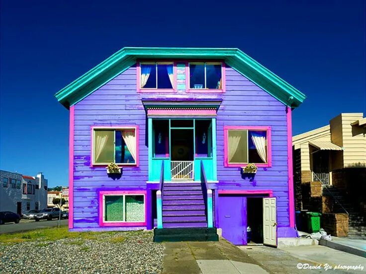 The Real-Life House of Oz Rainbow house, House colors, House in the woods