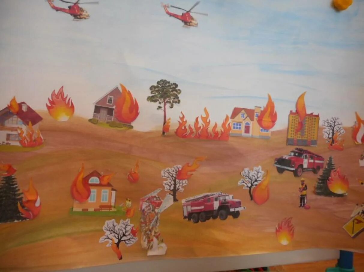 Занятия на тему безопасности подготовительная группа. Коллективная работа по пожарной безопасности в детском саду. Пожарная безопасность в детском саду рисование. Аппликация на тему пожарная безопасность. Аппликация пожарная безопасность подготовительная.