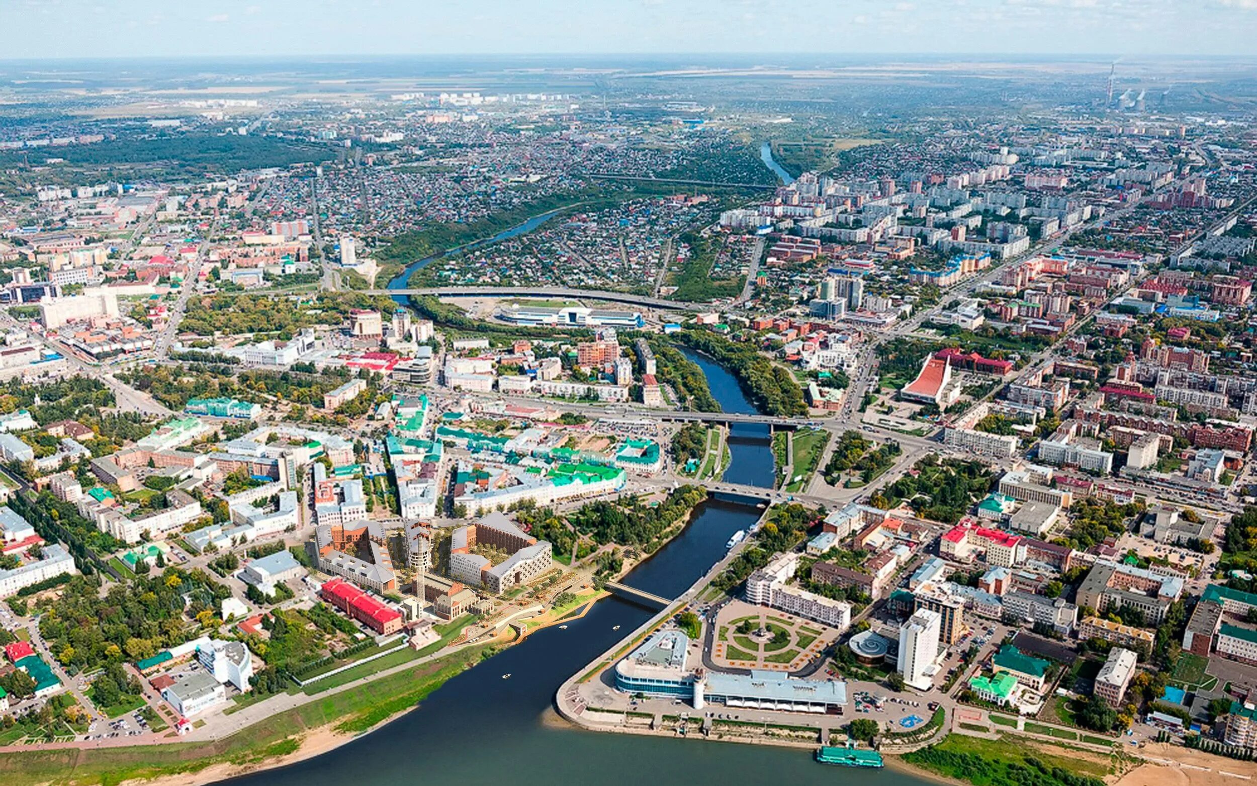 Почему омск назван омском. Омск. Город Омск с высоты птичьего полета. Города Сибири Омск. Центр Омска с высоты.