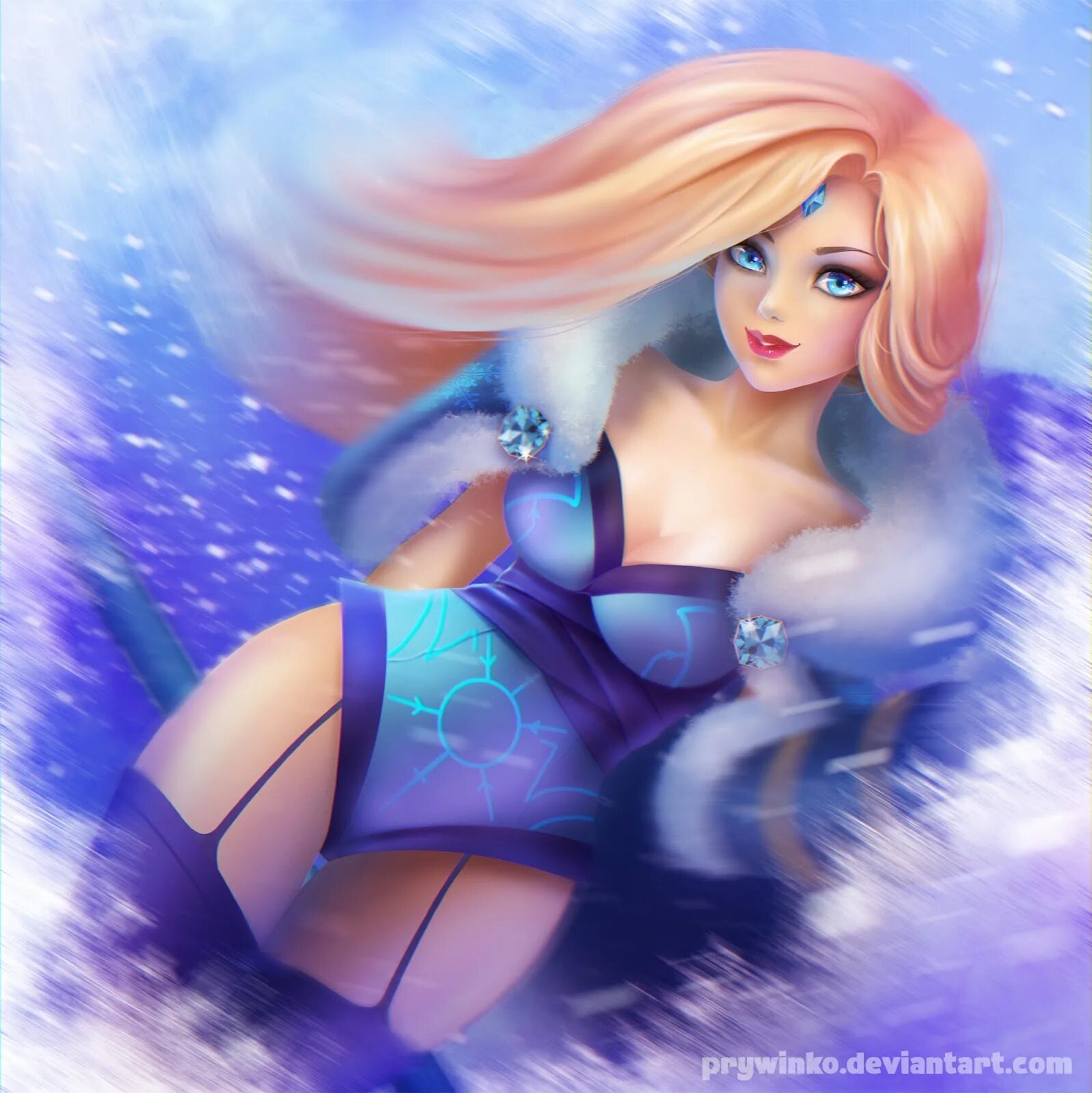 Hot art 18. Crystal Maiden Dota 2. Prywinko Элизабет. Кристал мейден арт.