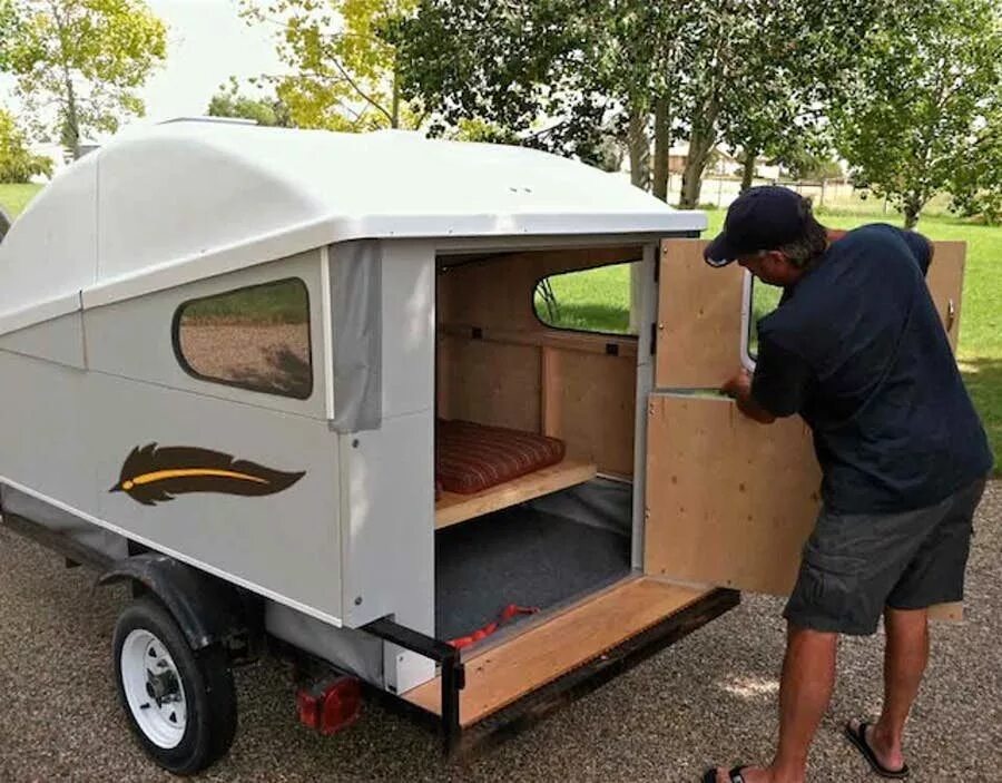 Teal shrinks its modular camper into a barebones $2500 car/motorcycle trailer Mo