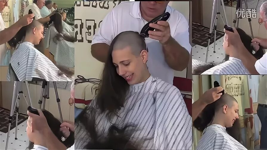 Девочек подстригают налысо. Девушку стригут налысо. Машинка для стрижки наголо. Стрижка наголо в парикмахерской женская.