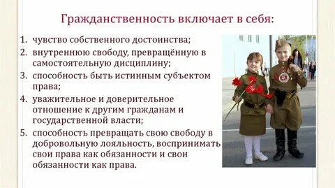Высшие проявления гражданственности