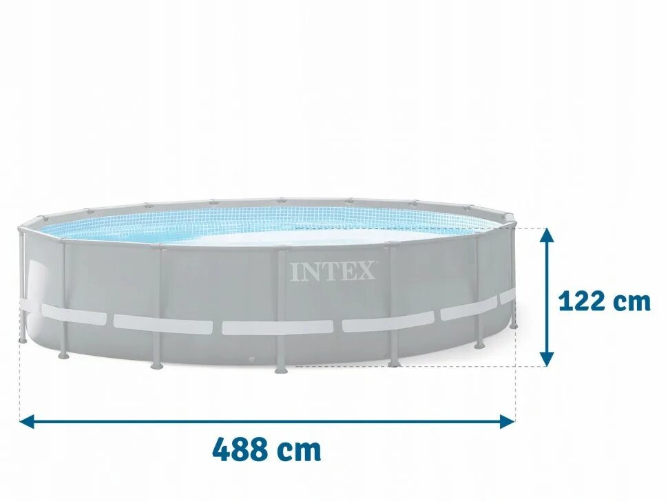 Какие размеры каркасного бассейна. Каркасный бассейн Ultra frame 26326. Бассейн Intex Ultra frame 26322. Каркасный бассейн Intex Ultra frame XTR (круг) 4.88 х 1.22 м. Каркасный бассейн 488 х 122 см Intex Ultra XTR frame Pool, арт.26326wpa.