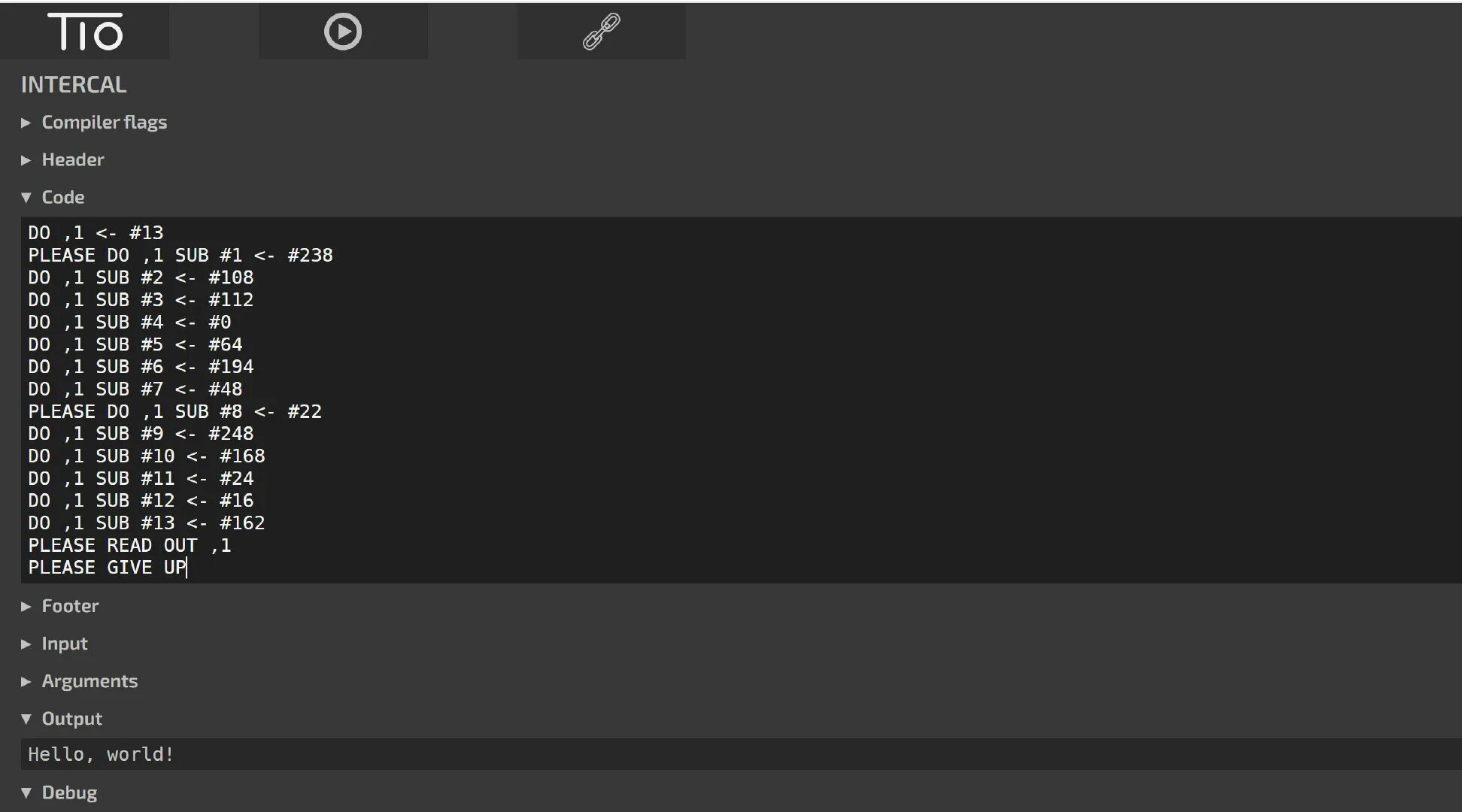 Compiled languages