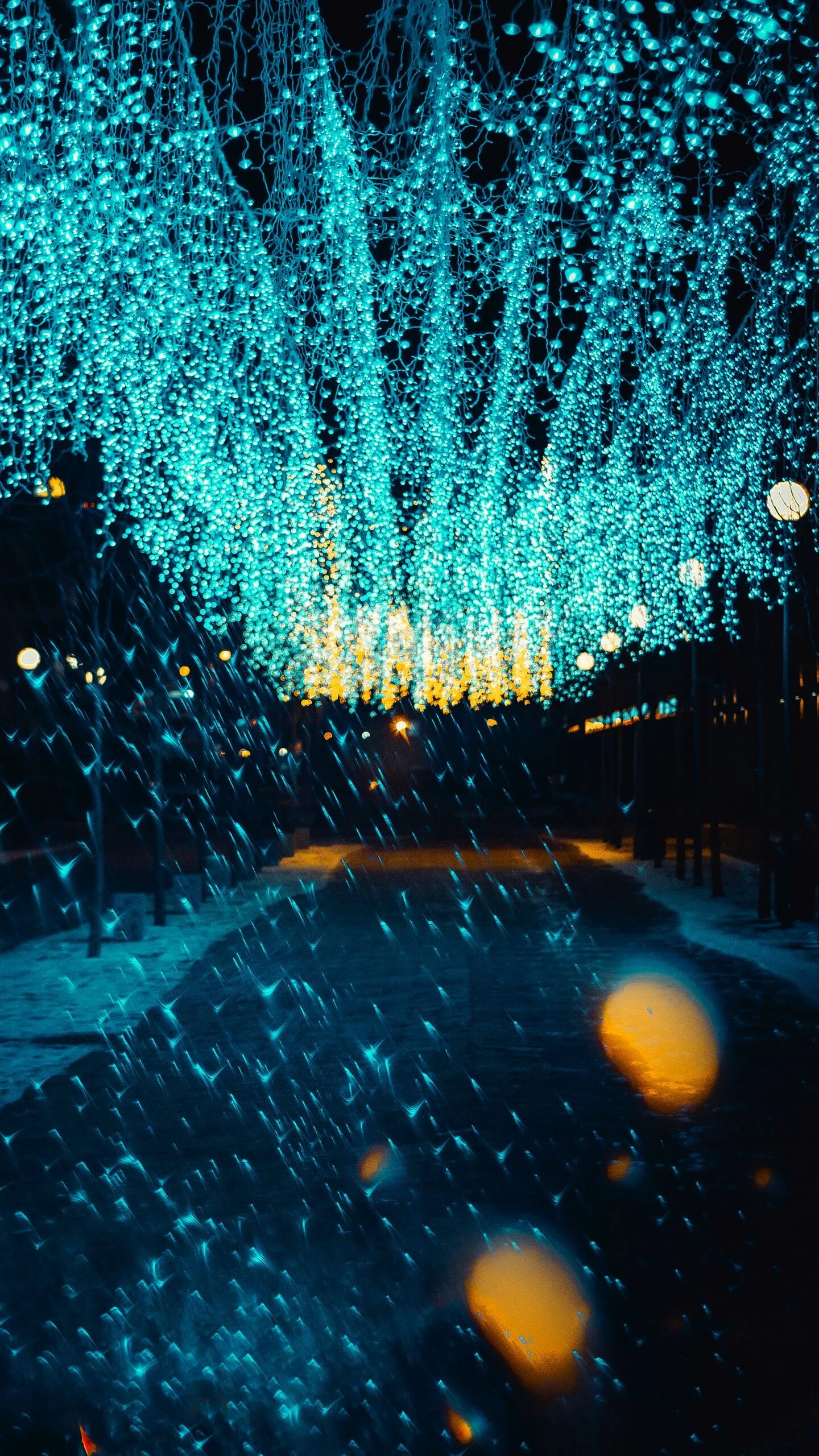 Синий токио. Заставка на телефон интерьер. Light illumination. Блики ламп. Студия звукозаписи фон.