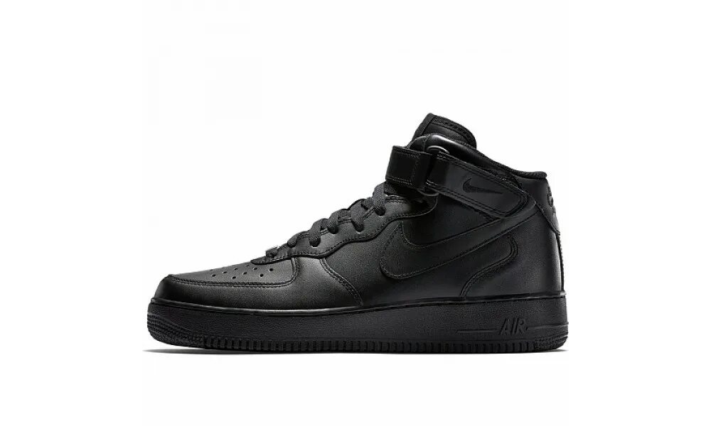 Nike 315123-001. Nike Air Force 1 высокие черные. Кеды Nike Air Force 1 Mid 07. Nike Air Force 1 07 женские черные. Купить аир форсы мужские