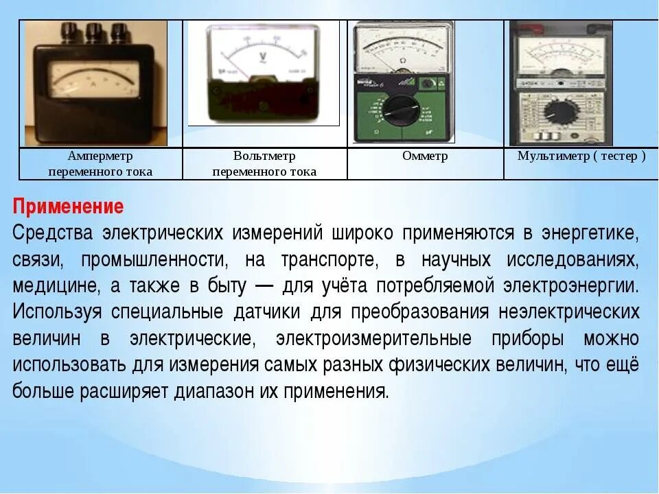 Вольтметр применение