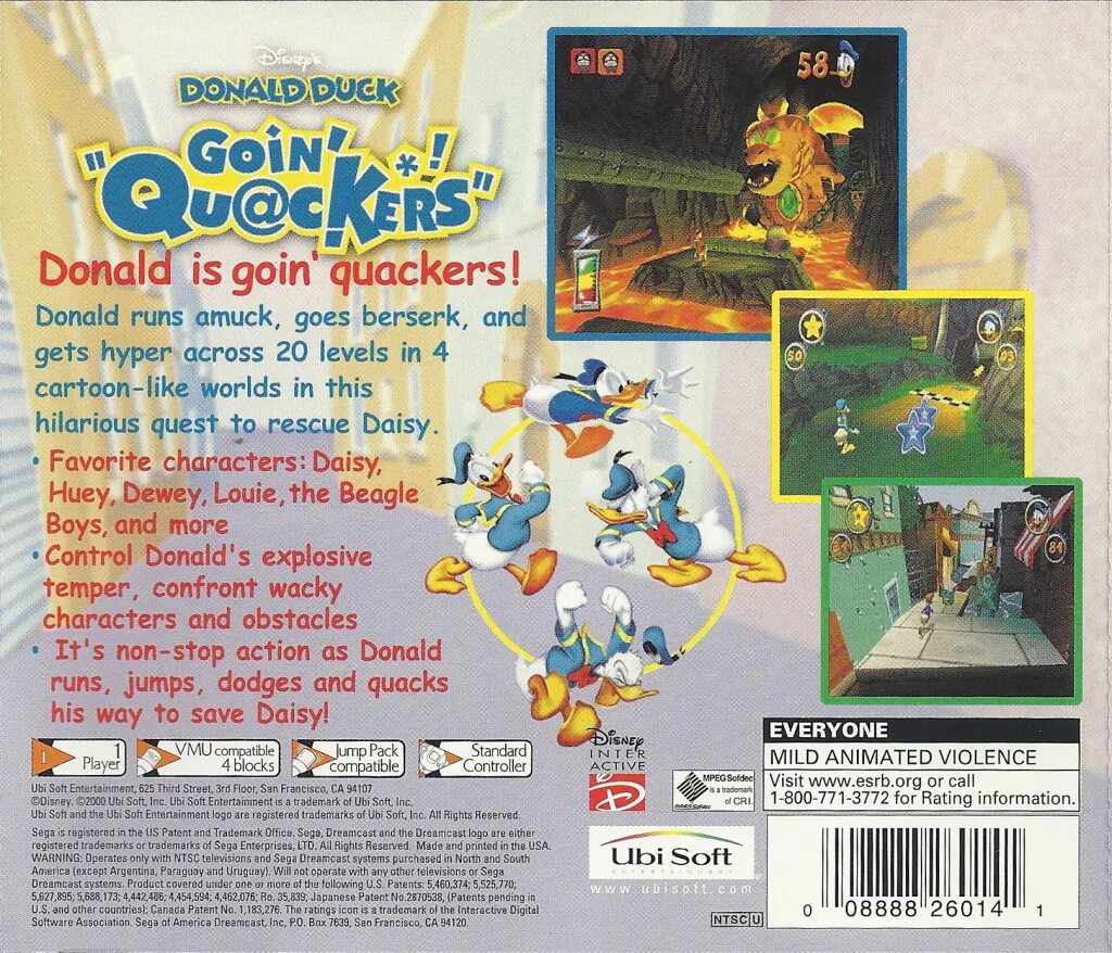 Donald duck goin. Donald Duck - Goin' Quackers Dreamcast обложка. Ps2 Disney's Disney's Donald Duck Goin Quackers русская версия. Donald Duck обложка Sega Dreamcast.