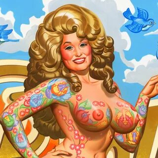 Dolly Parton Nude and Tattooed! 