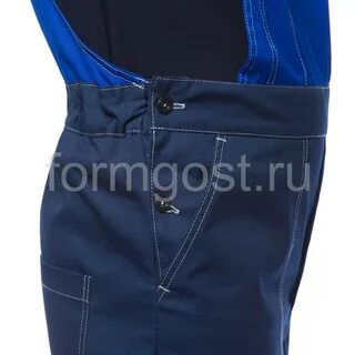 Боковая застежка на полукомбинезоне