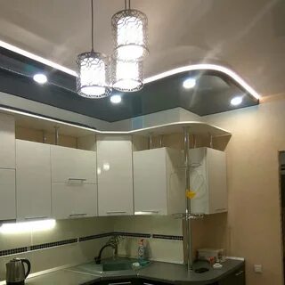 Натяжной потолок на кухне купите