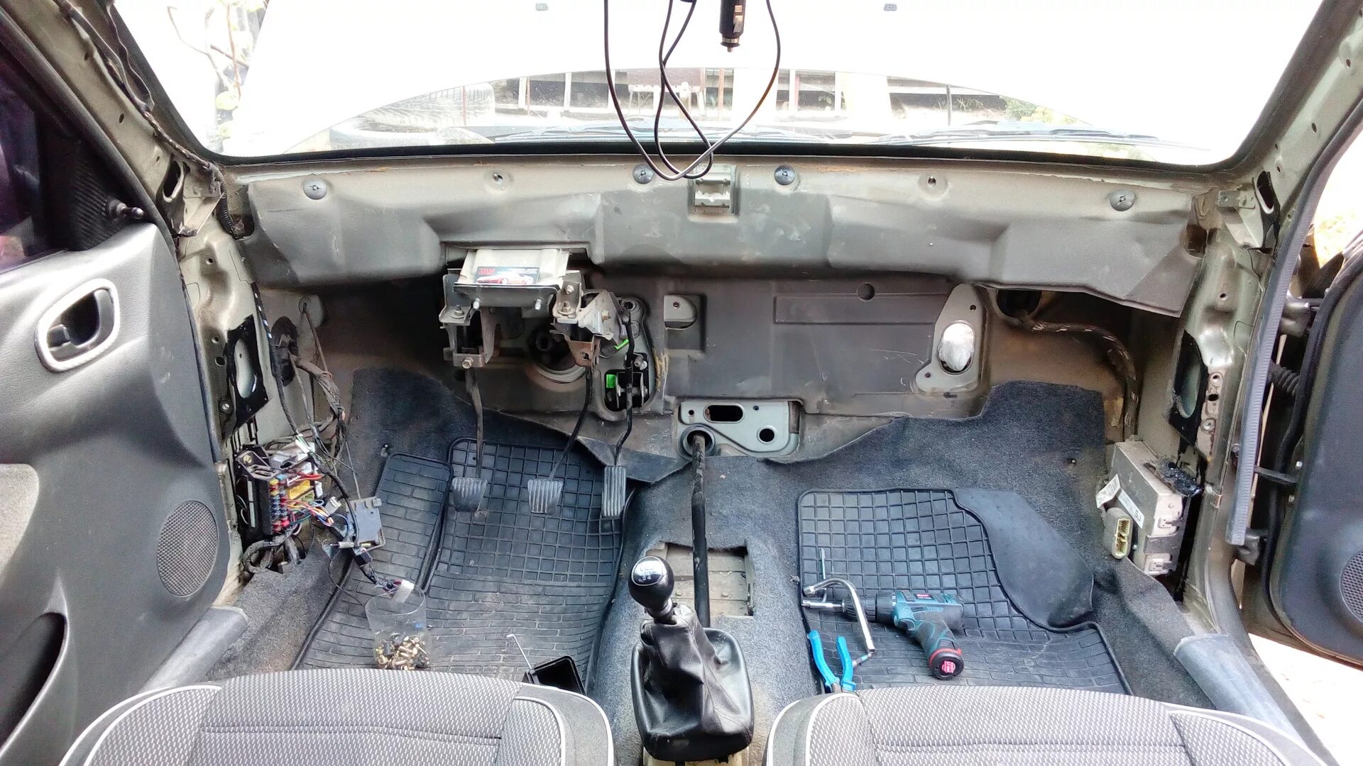 Крепление радиатора отопителя - Chevrolet Lanos, 1,5 л, 2008 года своими руками 