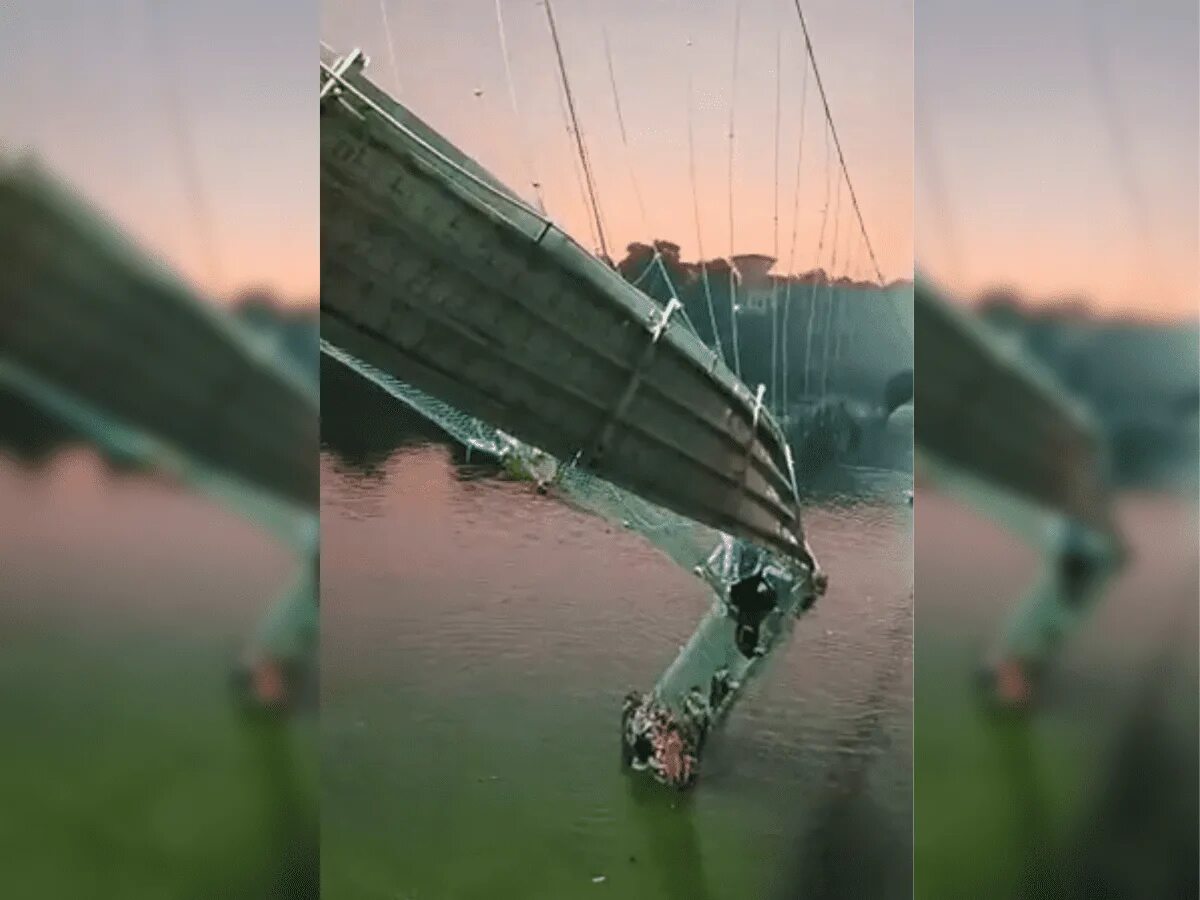 Обрушение моста в Индии 2010 год. Мост падает. Обвалился мост.