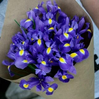 Букет из 9 ирисов