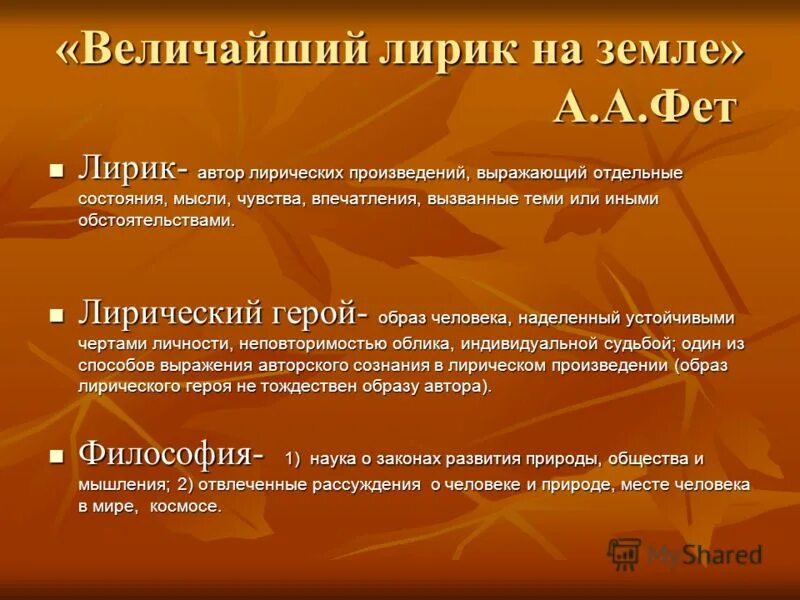 переживания лирического героя в стихотворении. лирический герой фета. лирический мир. особенности лирического образа в музыке. описание природы в литературном произведении.