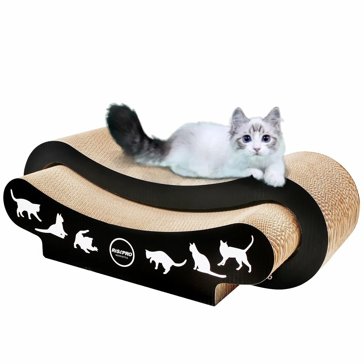 Cat scratcher. Кошачья кровать. Дизайн с кошкой. Cat 2y8097.